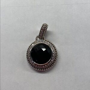 Judith Ripka Black 
Gemstone Pendant